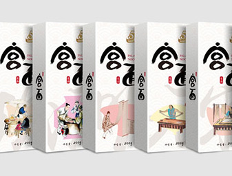 宫面食品vi商(shāng)标设计，logo设计
